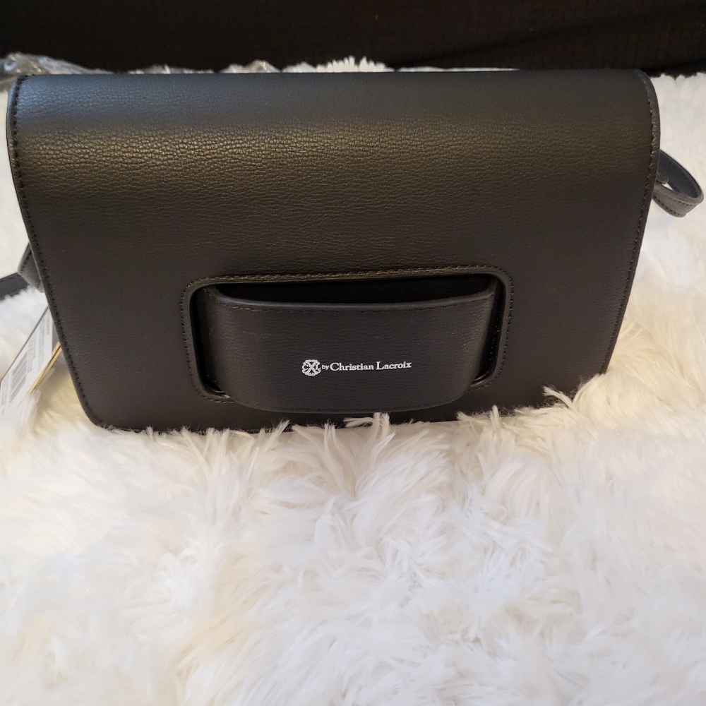 Christian Lacroix clutch handbag with strap